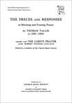 Preces and ResponsesSAATB vocal score
