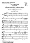 I have surely built Thee an houseVocal score