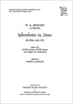 Splendente te, DeusVocal score