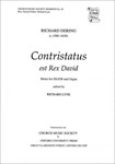 Constristatus est Rex DavidVocal score