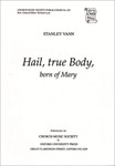 Hail, true Body, born of MaryVocal score