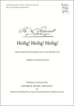 Heilig, HeiligVocal score