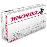 Winchester Ammu USA40SW WIN 40SW 165GR FMJFN USA