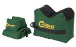 Caldwell 248-885 Deadshot Shooting Bag Front and Rear Combo Green Unfilled