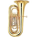 YBB-321 Yamaha Intermediate Tuba; key of BBb; 4 nickel-plated pistons; .728" bore; 17-1/2" upright bell; BBC-32 case; 67 mouthpiece