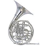 Yamaha YHR-668NDII Professional Double French Horn, Nickel Silver, Detachable Bell