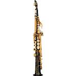 Yamaha YSS-82ZR Custom Z Soprano Saxophone with Curved Neck, Black