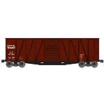 Accurail ACU4511 HO KIT 40' Wood OB Box, CNJ