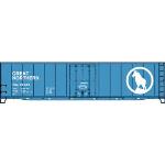 Accurail ACU5135 HO KIT 40' AAR Plug Door Box, GN