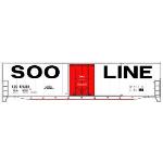 Accurail ACU5824 HO KIT 50' Plug Door Welded Box,  SOO