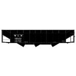 Accurail ACU7559 HO KIT 70-Ton Offset Triple Hopper, W&LE