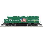 Atlas Model Rr ATL10002421 HO GP40 w/DCC & Sound, Paducah & Louisville #2129