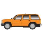 Atlas Model Rr ATL60000054 N 1993 Ford Explorer w/Beacon, Yellow (2)