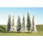 BACHMANN BAC32102 Scenescapes Pine Trees w/Snow, 3-4" (9)