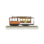 BACHMANN BAC60534 HO Cable Car, Yellow & Brown w/Advertising