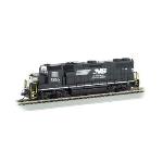 BACHMANN BAC66802 HO GP38-2 w/DCC & Sound Value, NS/Thoroughbred