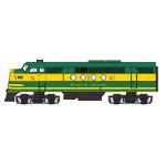 BACHMANN BAC68905 HO FT w/E-Z App, WP/Green/Yellow #901