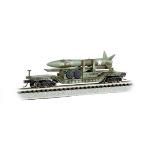 BACHMANN BAC71396 N 52' Depressed Center Flat w/Missle, USAF/Olive