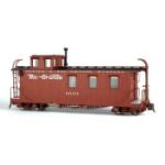 BACHMANN BAC88797 1:20.3 Spectrum Long Caboose/Lighted, D&RGW/Flying