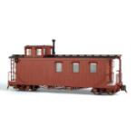 BACHMANN BAC88798 1:20.3 Spectrum Long Caboose/Lighted, Brown