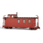 BACHMANN BAC88799 1:20.3 Spectrum Long Caboose/Lighted, Oxide Red