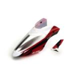 Blade Helicopte BLH3218R RED CANOPY/FIN MSRX FOR BLADE MSRX