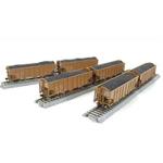 Broadway Limite BLI1784 HO H2a 3-Bay Hopper, SF Pack B (6)