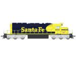 Broadway Limite BLI2701 HO SD40-2 w/DCC & Sound, SF/Yellow Bonnet #5044