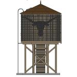 Broadway Limite BLI6096 HO Operating Water Tower w/Sound, City of Abilene