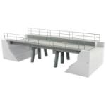 Blma Models BLM4391 HO KIT Modern Concrete Segment Bridge, Set B