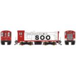 Bowser Mfg Co., BOW23763 HO DS 4-4-1000 w/DCC & Sound, SOO/Red/White #311