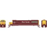 Bowser Mfg Co., BOW23828 HO U25B w/DCC & Sound, RI/Maroon #233