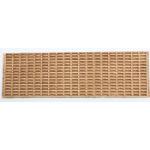 Chooch Enterpri CHO8502 HO Flexible Medium Timber Cribbing Wall, 4" x 12"