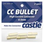 CASTLE CREATION CSECCBUL653 6.5mm BULLET CC POWER CONNECTOR