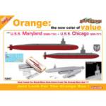 Cyber Hobby Pla CYH1047 USS MARYLAND/CHICAGO  1/350 SCALE KIT