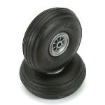 Dubro Products DUB200T 2"" TREADED WHEELS (2) 2 LOW BOUNCE