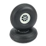 Dubro Products DUB300T 3"" TREADED WHEEL (2) LOW BOUNCE