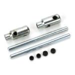 Dubro Products DUB615 E/Z ADJUST AXLE 2""x 5/32""  LONG