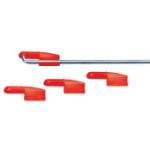 Dubro Products DUB849R E/Z Link,  Micro, Red (.032), 4/Pk
