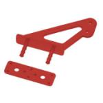Dubro Products DUB936R Micro Razor Control Horn,  Red , 2/Pk
