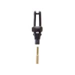 Dubro Products DUB975 Long Arm Micro Clevis, Black, (.062), 2/Pk