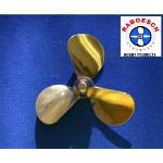 Dumas Boats DUM3112 Brass Propeller 2" Dia. 2.0" Pitch Three Bladed Right Hand 3/16" Bore