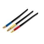 Dynamite Rc DYNC0137 BL Motor Wire Set, 4mm Bullet Conn,Male,Bl/Yel/Org