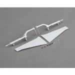 E-flite EFL8207 Landing Gear, Struts, & Door Set: P-51D 1.2m