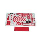 FMS Model Produ FMMPS113RED Decal Sheet, Red: Yak 130