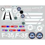 FMS Model Produ FMMPU110 Decal Sheet: F35 V2