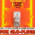Fox Manufacturi FOX4302 PRO 8 GLOW PLUG LONG COLD LONG GLOW PLUG