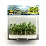 JTT Miniature T JTT95619 Woods Edge Trees, Pastel Green 2-2.5" (20)
