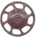 Kadee Qualtiy P KAD2023 HO Brake Wheel, Universal/Boxcar Red (8)