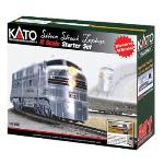 Kato USA Inc KAT1060041 N Silver Streak Zephyr Starter Set, CB&Q